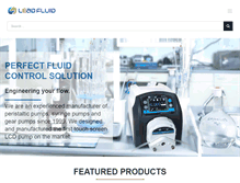Tablet Screenshot of leadfluid.com